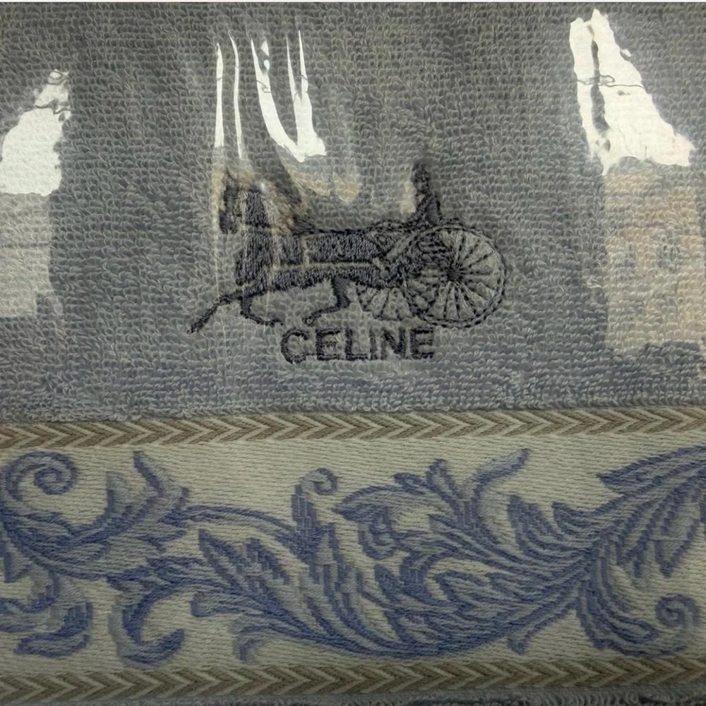 1 Blue Celine Bath Towel